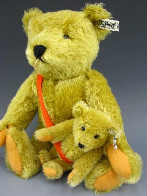 STEIFF TEDDYBEAR & BABY LTD EDITION 1980'S - 2