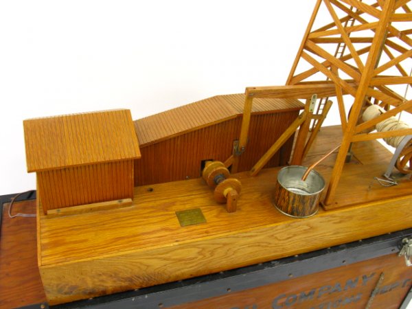 OLD STANDARD OIL WELL DERRICK WORKING MODEL - 3