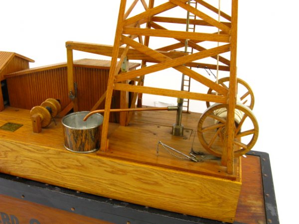 OLD STANDARD OIL WELL DERRICK WORKING MODEL - 4
