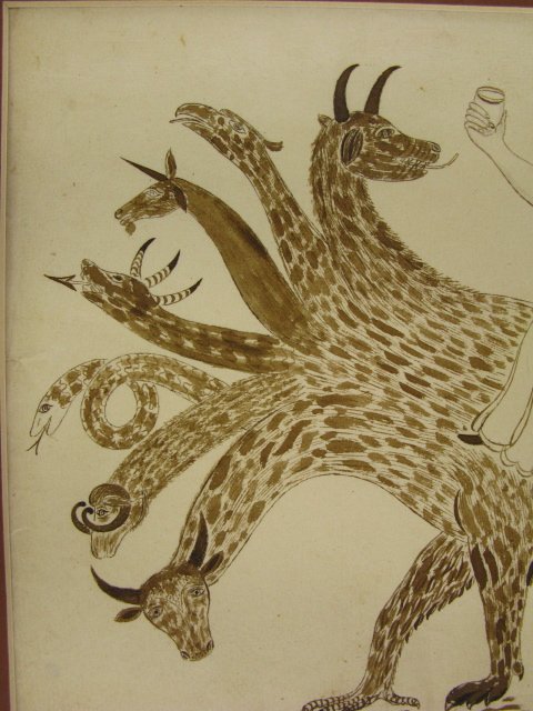 CIRCA 1810 PENNSYLVANIA FOLK ART PENMANSHIP - 4