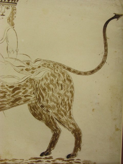 CIRCA 1810 PENNSYLVANIA FOLK ART PENMANSHIP - 6