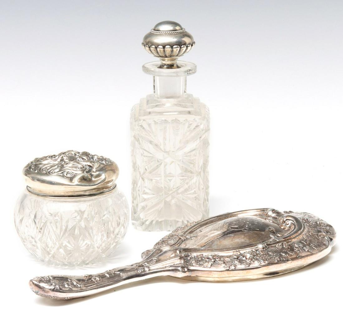 DRESSER ITEMS WITH STERLING SILVER (1 of 12)