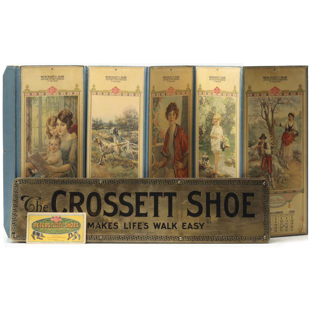 THREE EARLY 20TH CENTURY SHOE ADVERTISING ITEMS (1 of 9)