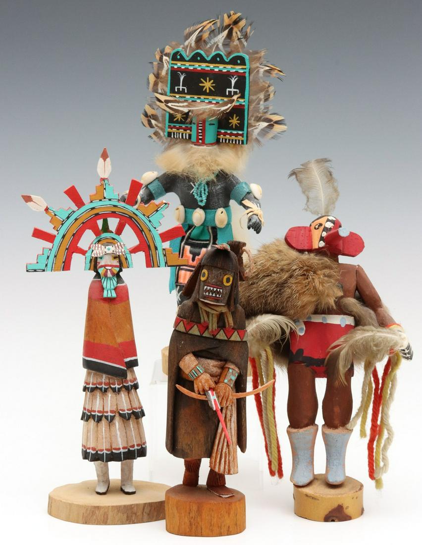 CARVED AND EMBELLISHED KACHINA FIGURES (1 of 10)