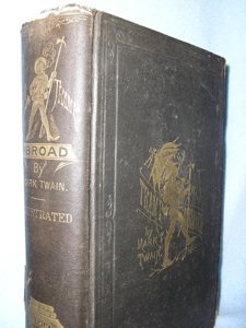 Early Edition Mark Twain: A TRAMP ABROAD: Twain, Mark. A Tramp Abroad. Colum, Padraic. Cross Roads in Ireland. NY: Macmillan, [1930]. 1st. Hartford: American Publishing, 1880. Hinges tight, but edges of cover worn. BAL 3386. 2nd state frontis