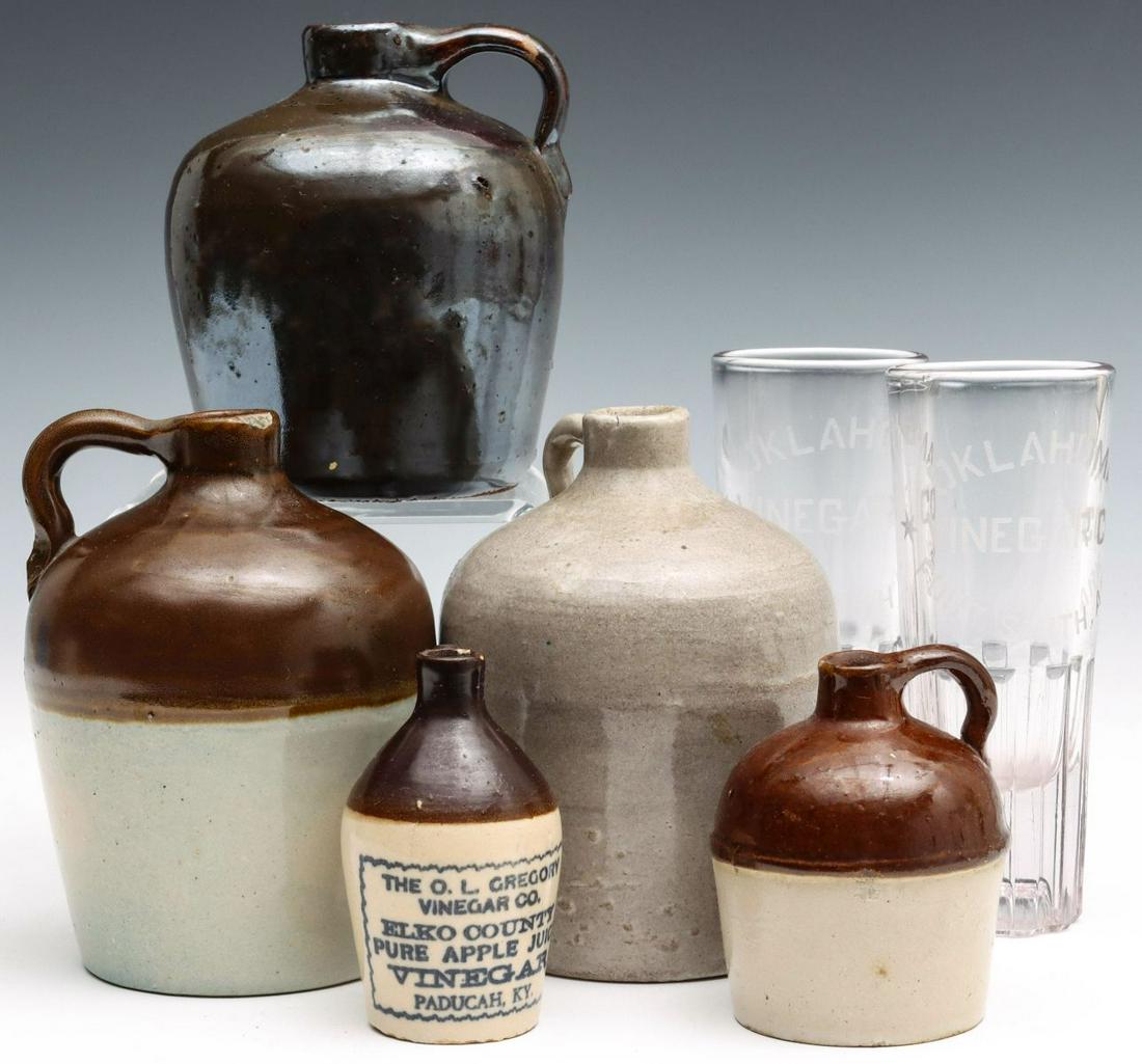 MACOMB AND OTHER MINIATURE AND ADVERTISING JUGS (1 of 16)