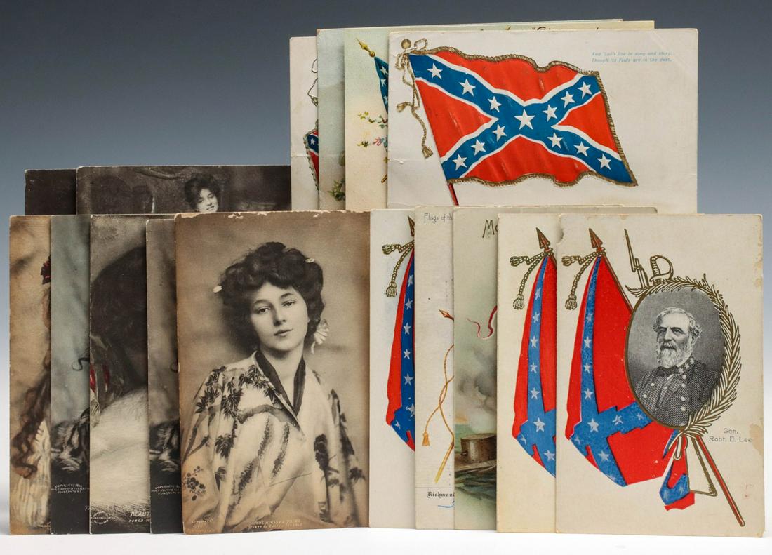 EVELYN NESBIT AND CIVIL WAR COMMEMORATIVE POST CARDS (1 of 15)