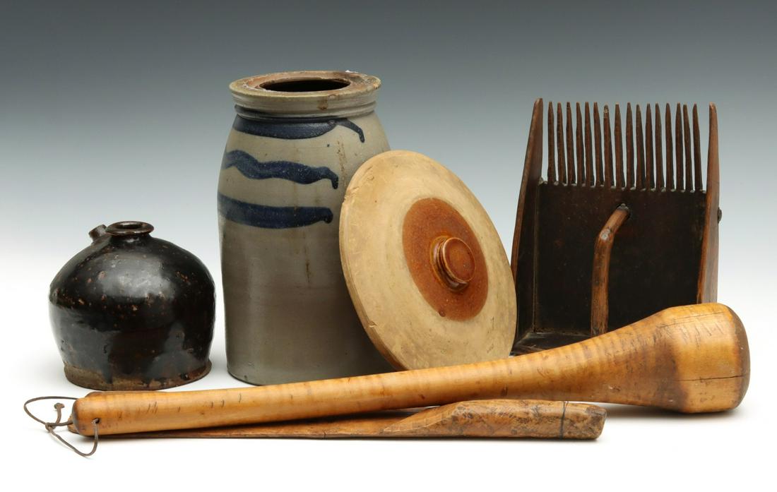 A COLLECTION OF AMERICAN AND OTHER COUNTRY PRIMITIVES (1 of 10)