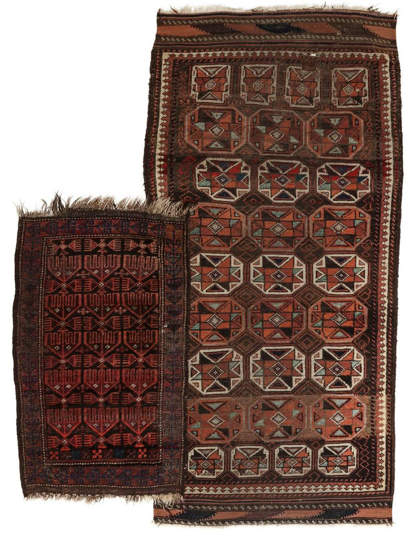 ANTIQUE AFGHAN AND BALOUCHI ORIENTAL RUGS (1 of 15)