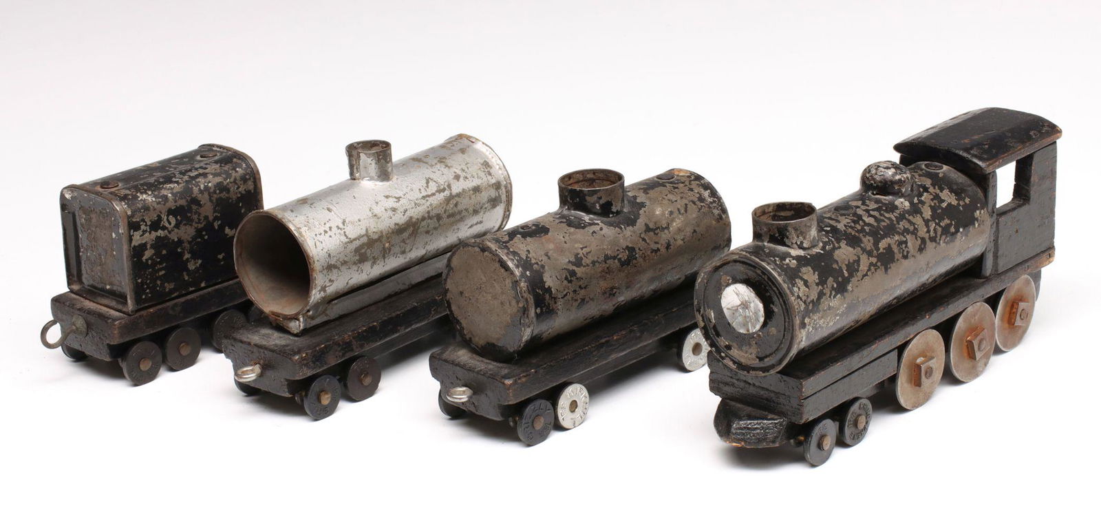 A FOLK ART TOY TRAIN AND OTHER ESTATE ITEMS (1 of 8)