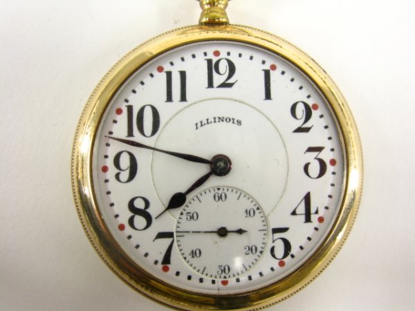 ILLINOIS WOLVERINE MODEL POCKET WATCH