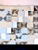 734: "OLD QUILT IN ""BROKEN DISHES"" PATTERN " - 3