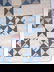 734: "OLD QUILT IN ""BROKEN DISHES"" PATTERN " - 4