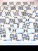 734: "OLD QUILT IN ""BROKEN DISHES"" PATTERN " - 6