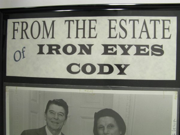 LOT BEADWORK & MEMORABILIA FROM IRON EYES CODY: A group of items purportedly from the estate of 'Iron Eyes Cody' (1904 - 1999), the American actor famous for his portrayals of American Indians in a number of Hollywood movies. Included are numerous