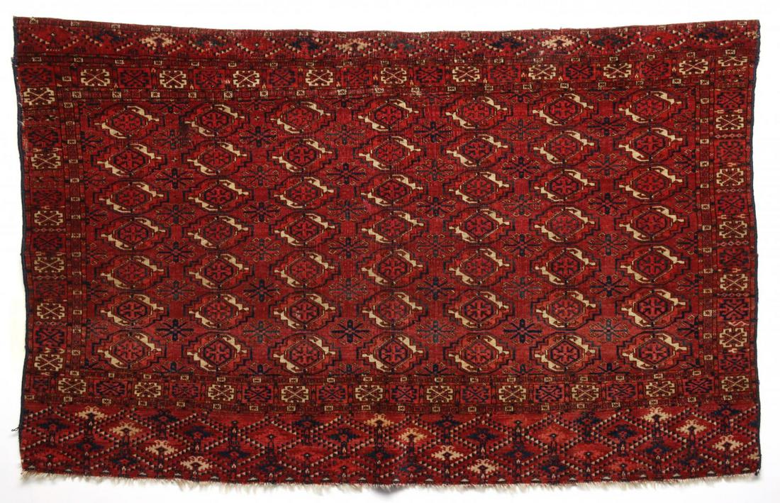 A LATE 19TH CENTURY TURKOMAN TEKKE CHUVAL (1 of 11)