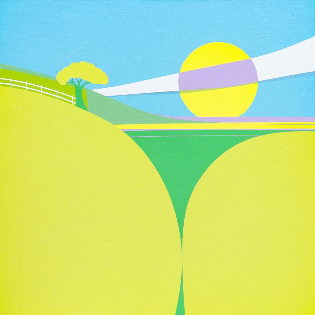 EDWARD R. LEWIS (1914-1992) ACRYLIC ON CANVAS (1 of 10)