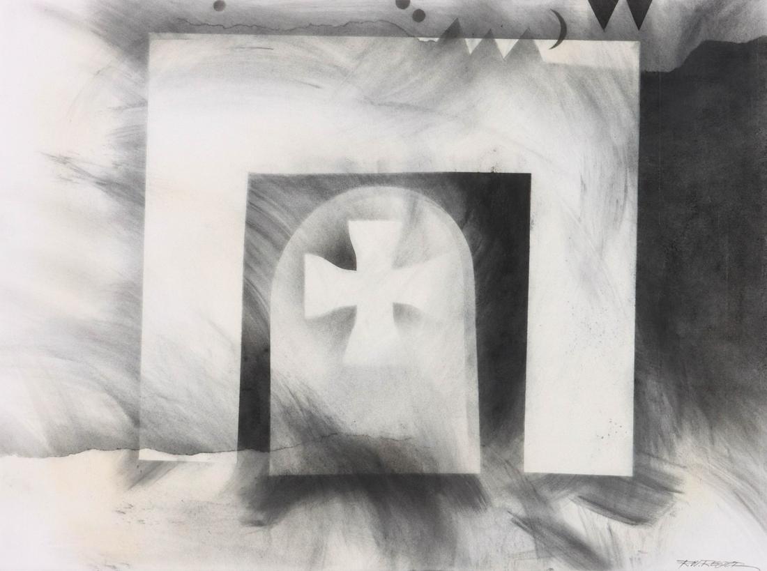 ROBERT REGIER (B. 1930) MIXED MEDIA ON PAPER (1 of 12)