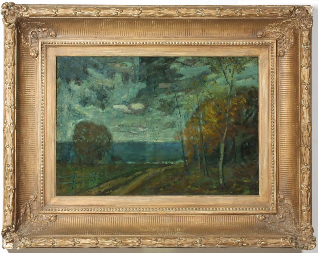 ROLAND THOMAS (MISSOURI, B. 1883) OIL ON CANVAS (1 of 11)