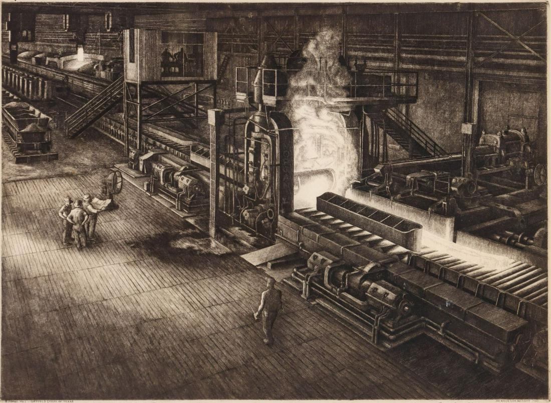 JACKSON LEE NESBITT (1913-2008) PENCIL SIGNED ETCHING (1 of 10)