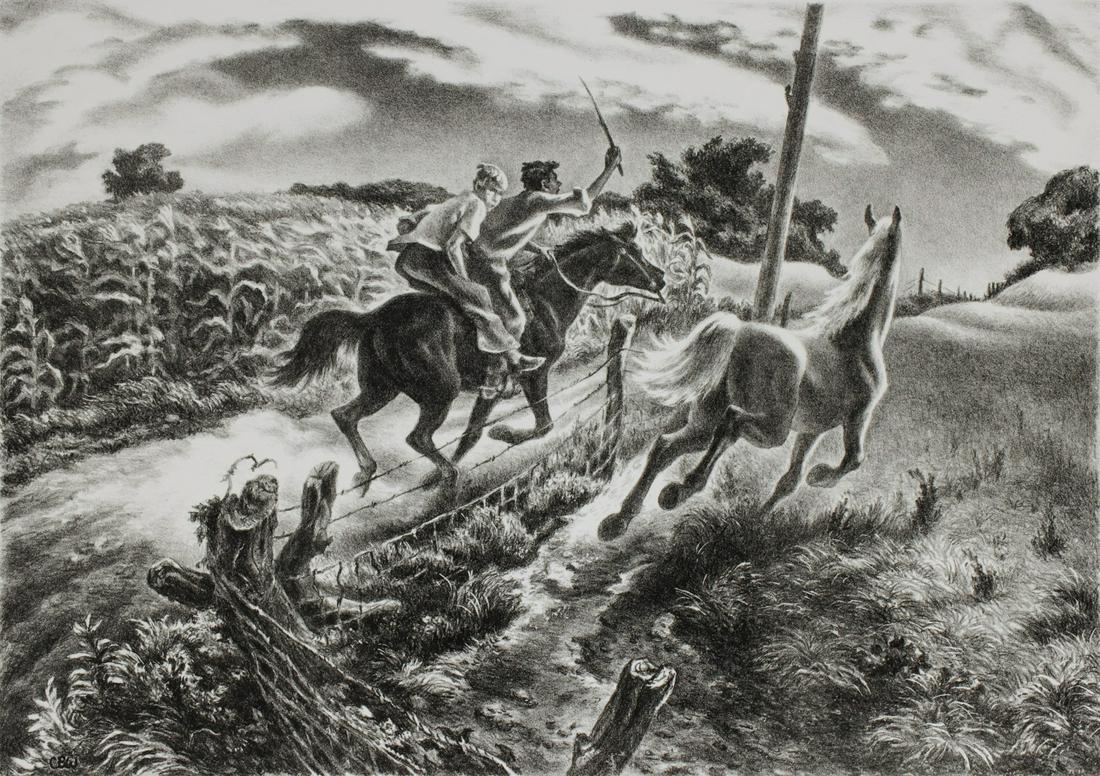 CHARLES BANKS WILSON (1918-2013) PENCIL SIGNED LITHO (1 of 12)