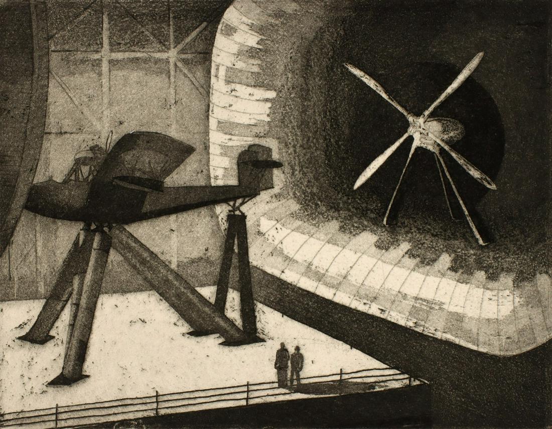 HARRY MACK (B. 1907) PENCIL SIGNED AQUATINT WPA PRINT (1 of 14)