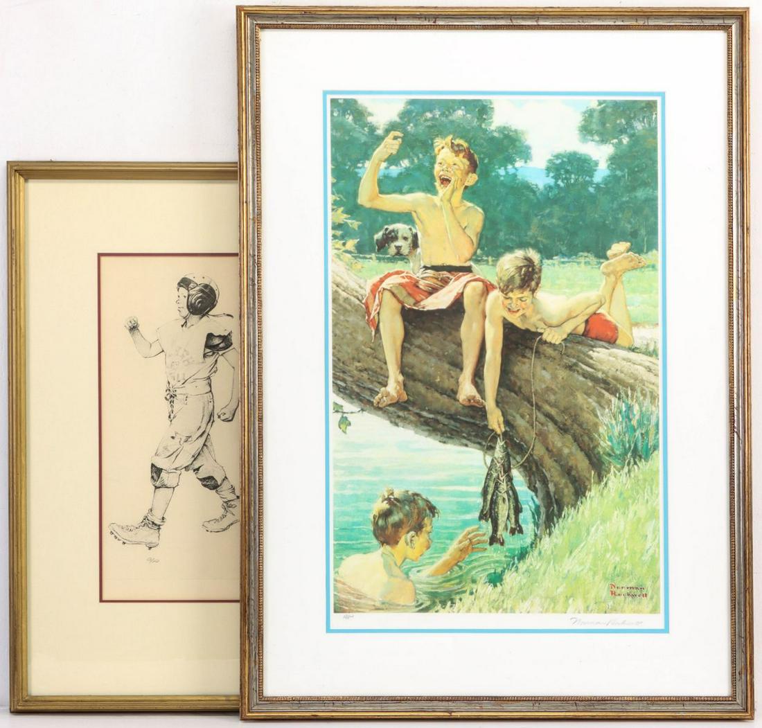 NORMAN ROCKWELL (1894-1978) PENCIL SIGNED PRINTS (1 of 18)