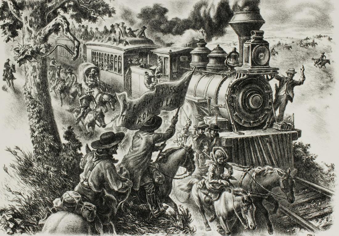 CHARLES BANKS WILSON (1918-2013) PENCIL SIGNED LITHO (1 of 10)