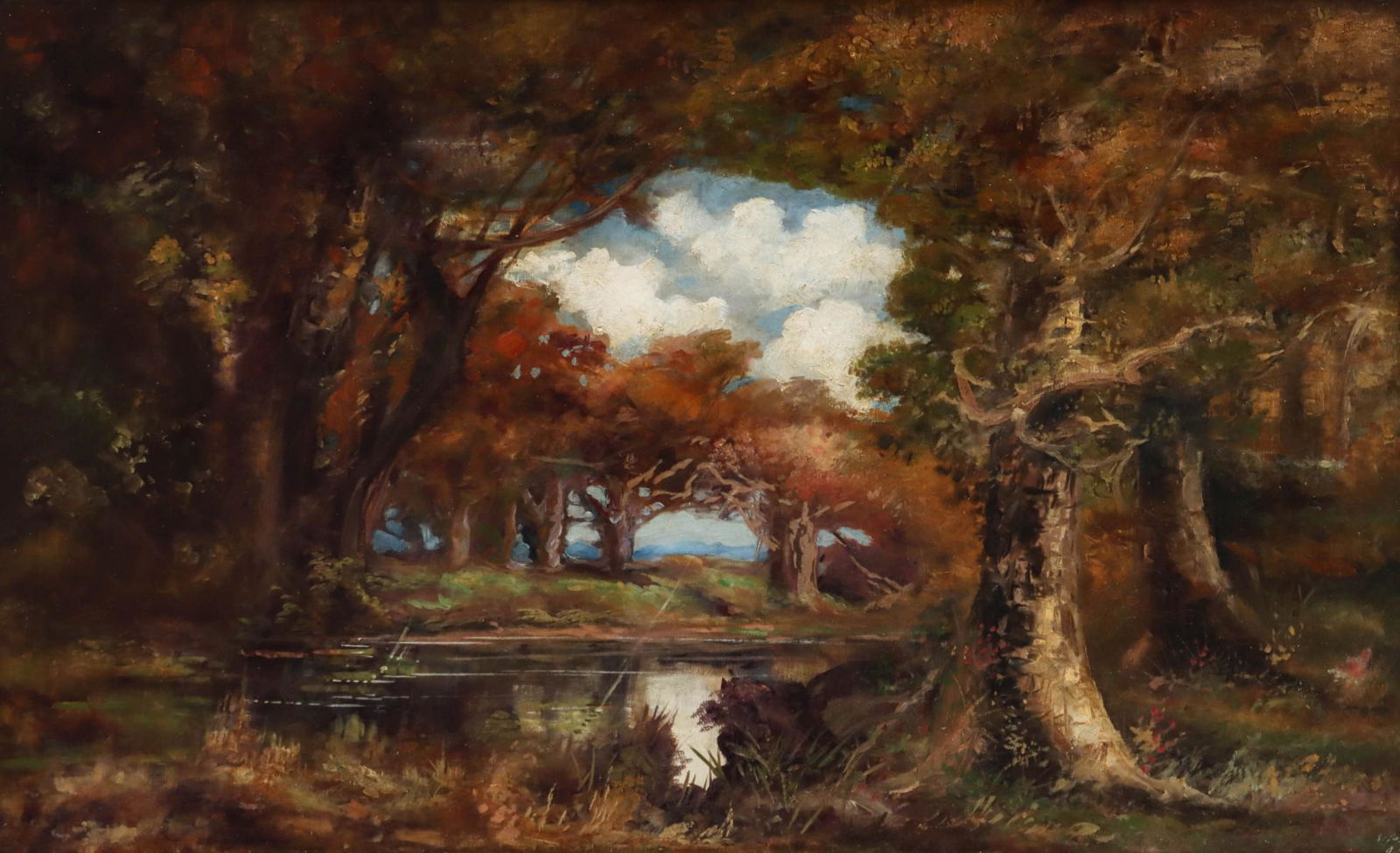 EARLY 20TH CENTURY AMERICAN SCHOOL OIL ON CANVAS (1 of 13)