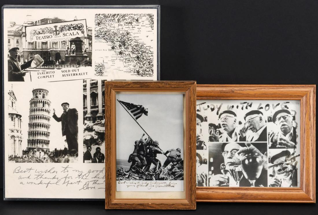 JOE ROSENTHAL (1911-2006) INSCRIBED PHOTOGRAPHS (1 of 11)