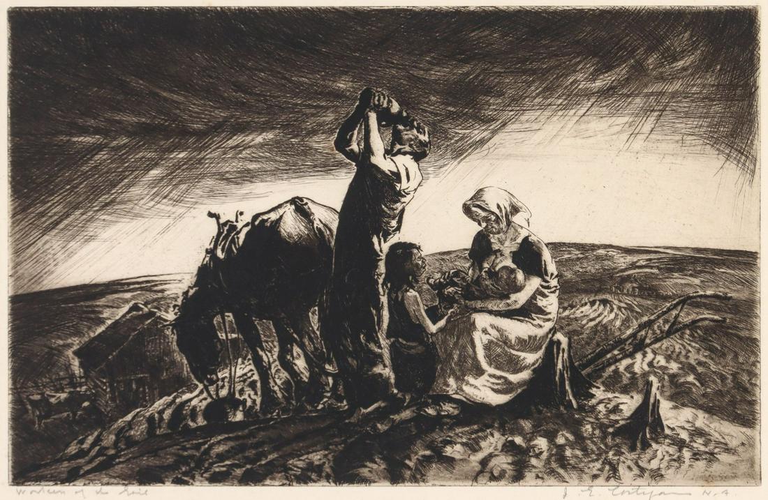 JOHN COSTIGAN (1888-1972) PENCIL SIGNED ETCHING (1 of 11)