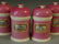 PORCELAIN LABEL UNDER GLASS APOTHECARY JARS W