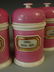 PORCELAIN LABEL UNDER GLASS APOTHECARY JARS W - 4
