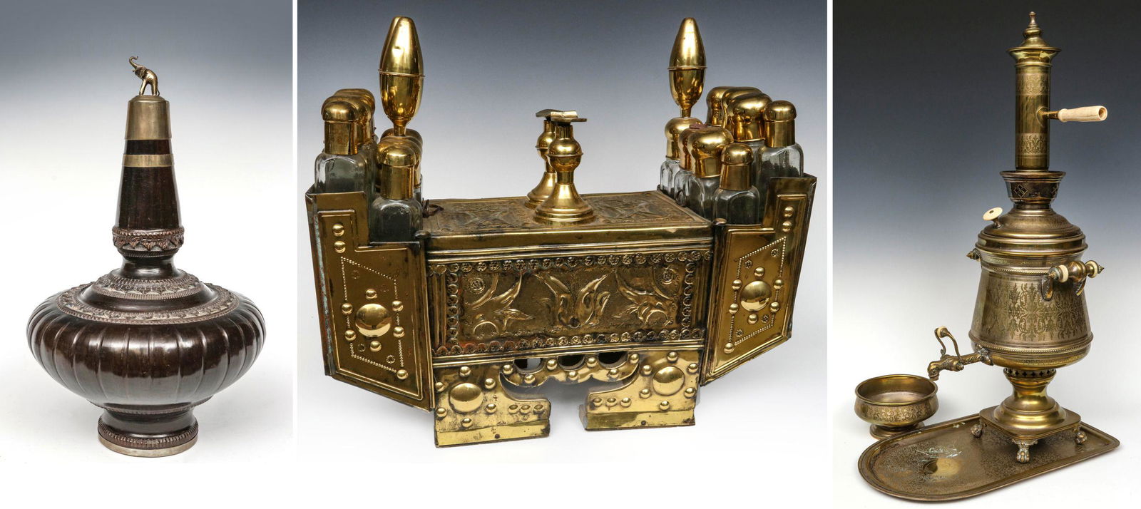 PLEWKIEWICZ WARSZAWIE SAMOVAR, TURKISH SHOE SHINE STAND (1 of 20)