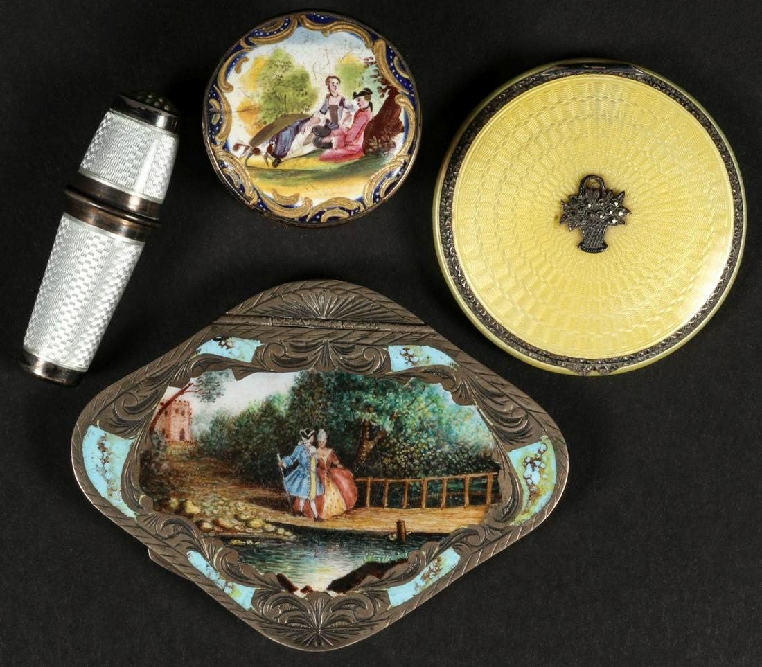 GUILLOCHE, VIENNESE AND OTHER ENAMELED OBJECTS (1 of 11)