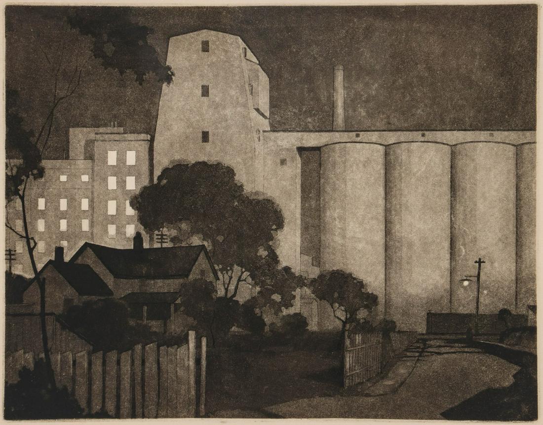 CHARLES CAPPS (1898-1981) PENCIL SIGNED AQUATINT (1 of 13)