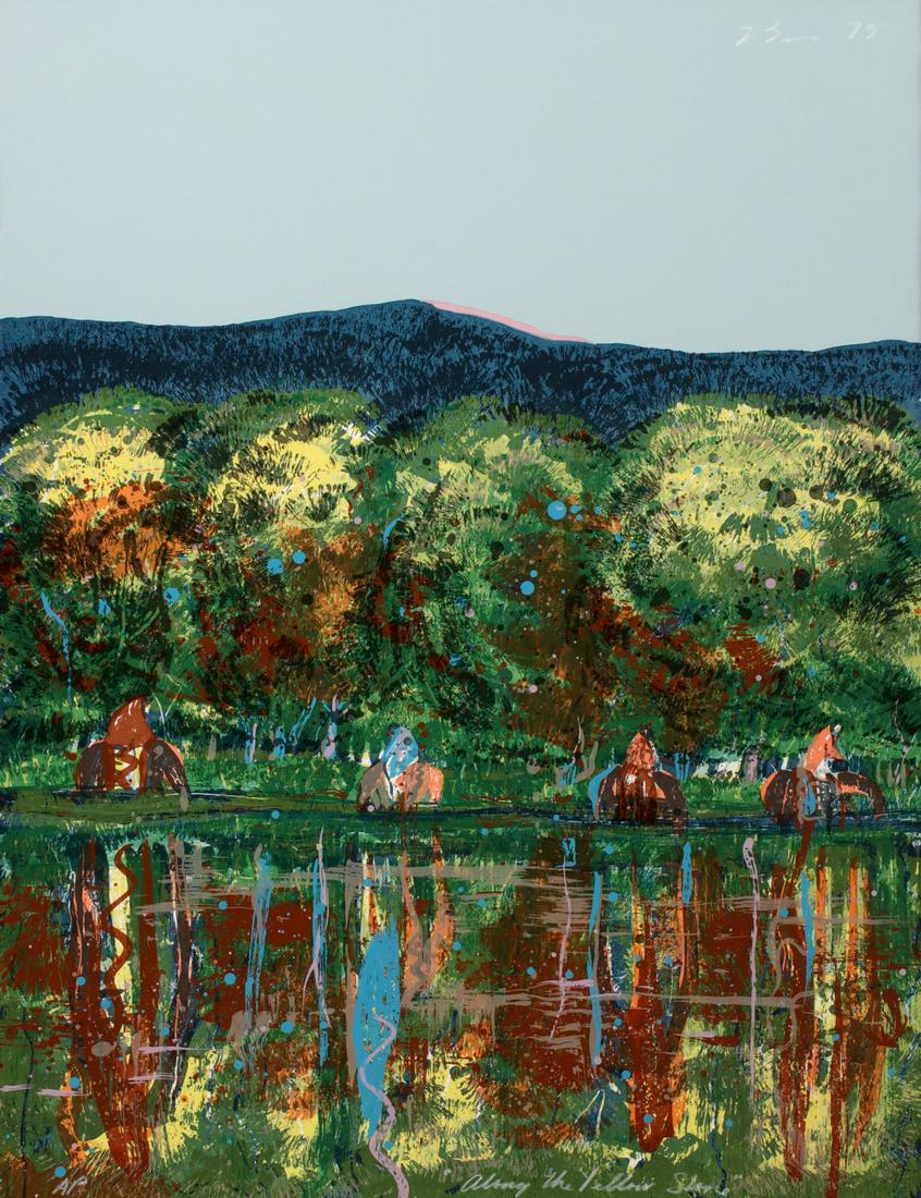 EARL BISS JR. (1947 - 1998) PENCIL SIGNED SERIGRAPH (1 of 11)