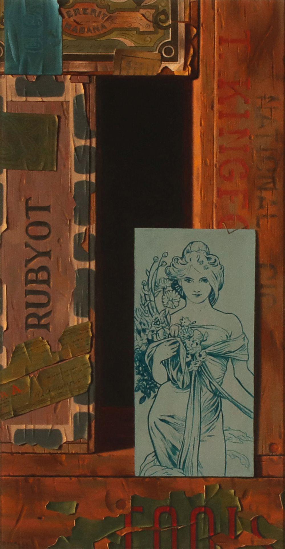 ROBERT BYERLEY (BORN 1941) TROMPE L'OEIL OIL ON PANEL (1 of 13)