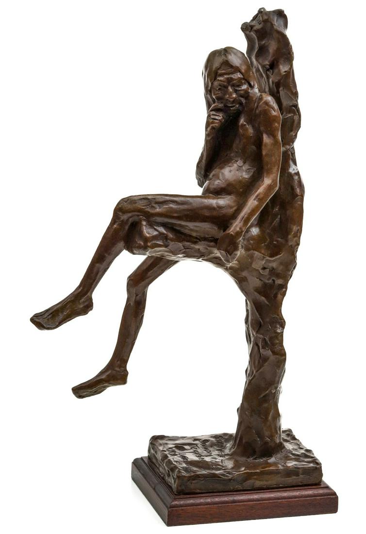 RICHARD GREEVES (BORN 1935) BRONZE SCULPTURE (1 of 15)