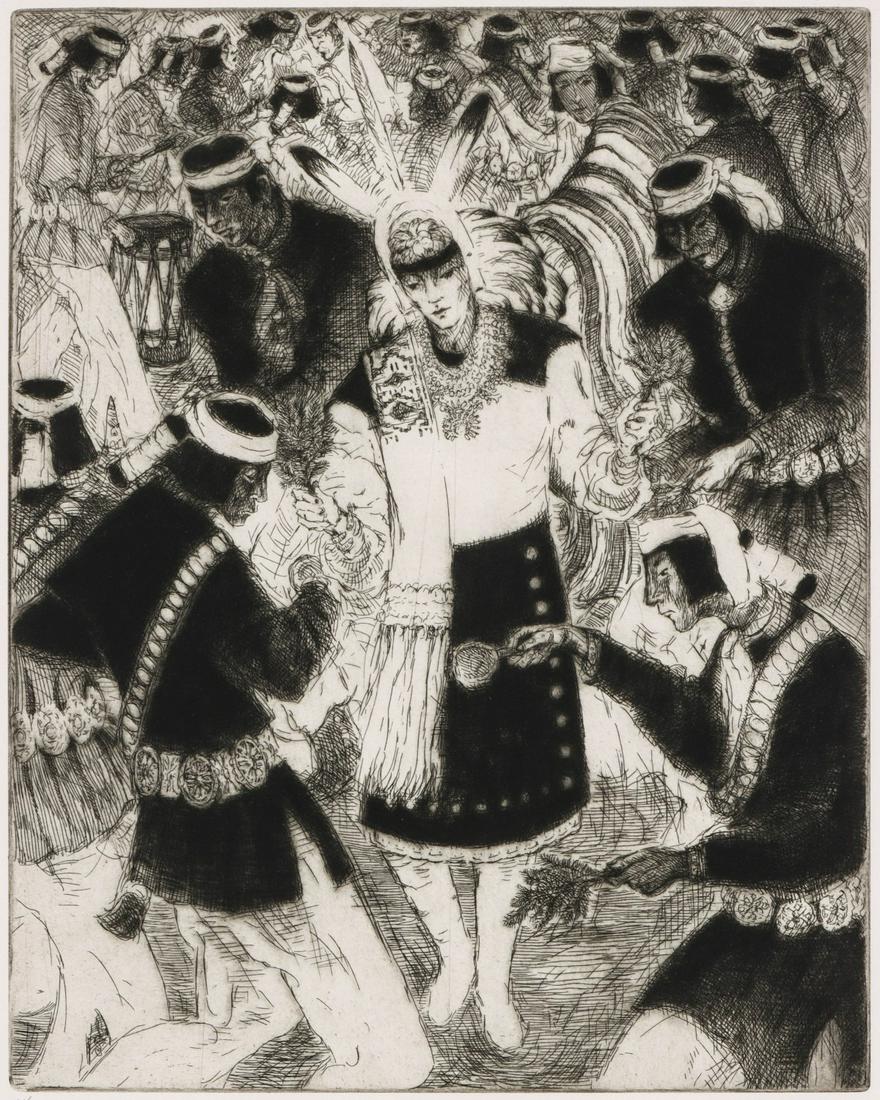 GENE KLOSS (1903-1996) PENCIL SIGNED DRYPOINT ETCHING (1 of 10)