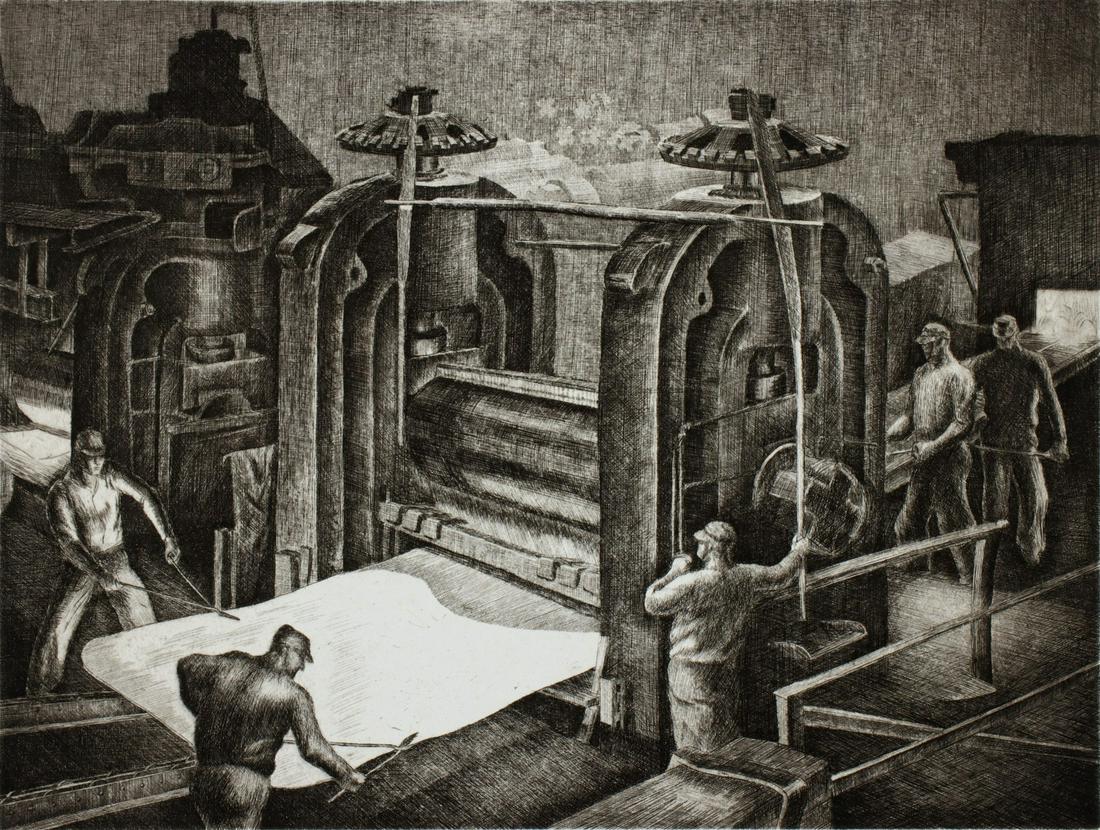 JACKSON LEE NESBITT (1913-2008) PENCIL SIGNED ETCHING (1 of 15)