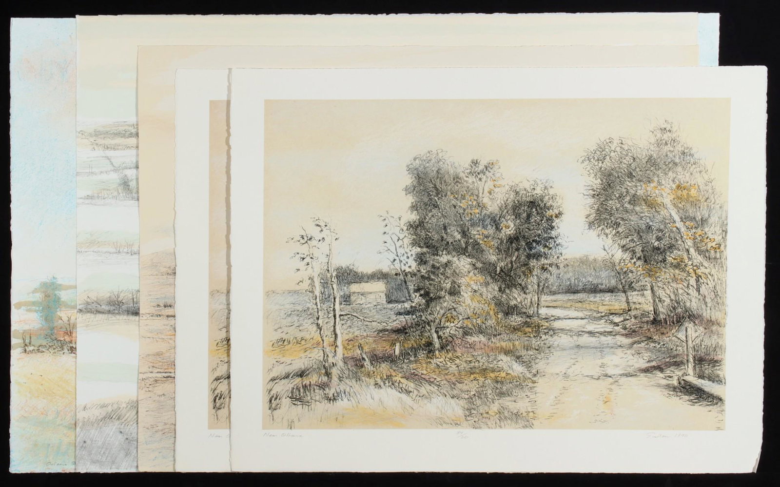 ROBERT SUDLOW (1920-2010) PENCIL SIGNED LITHOGRAPHS (1 of 20)