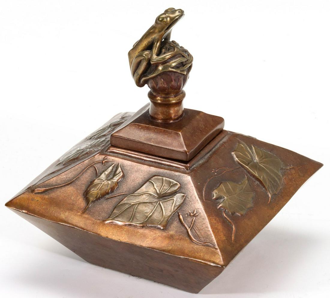 A POZYCINSKI STUDIOS BRONZE COVERED BOX (1 of 10)