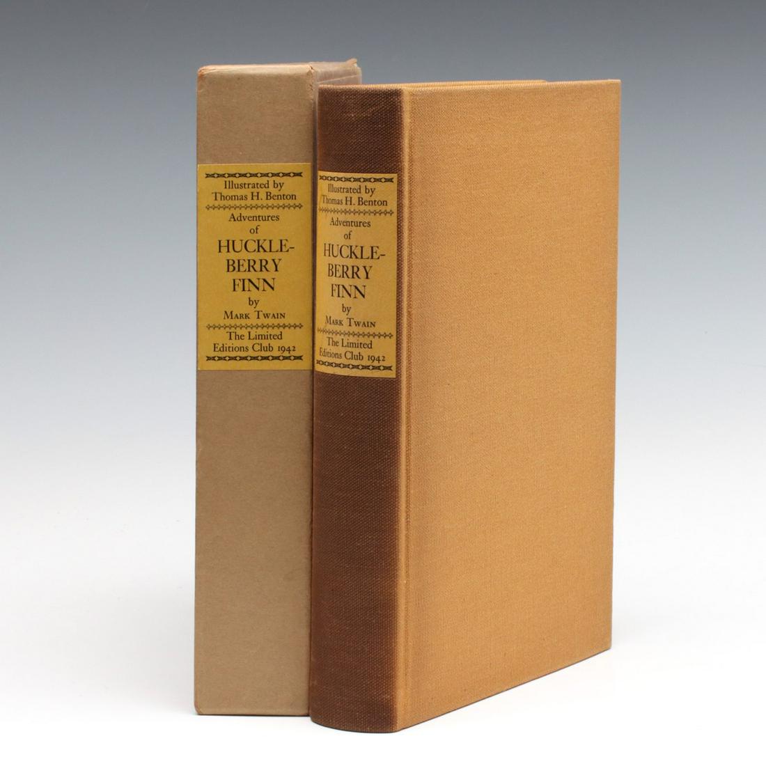 HUCKLEBERRY FINN ILLUSTRATED SIGNED THOMAS HART BENTON (1 of 19)