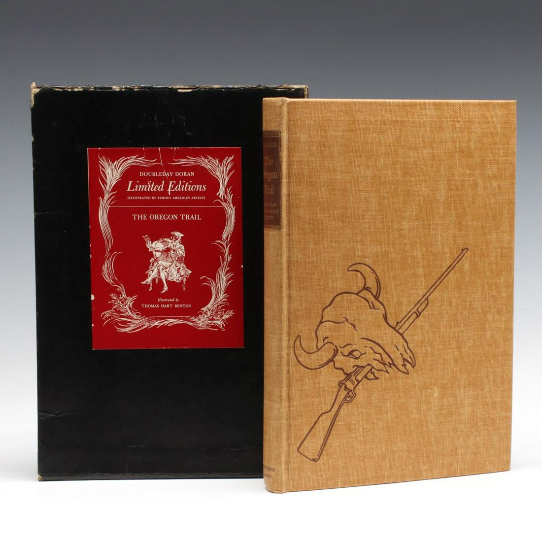 OREGON TRAIL ILLUSTRATED SIGNED THOMAS HART BENTON (1 of 17)