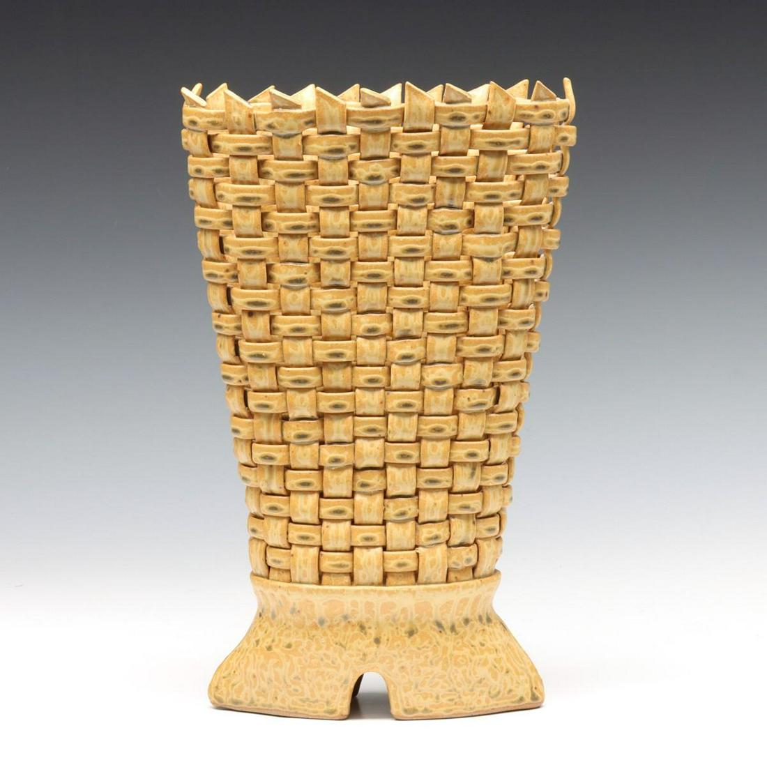 LATE 20TH C. ARTIST SIGNED STUDIO GLASS AND POTTERY (1 of 18)