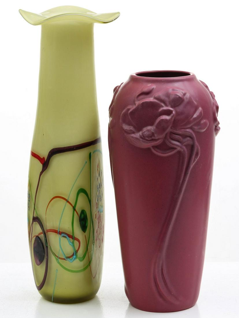 LATE 20TH CENTURY VAN BRIGGLE POTTERY AND STUDIO GLASS (1 of 11)