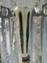 341: PAIR ENAMELED BOHEMIAN GLASS MANTLE LUSTRES - 3