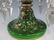 341: PAIR ENAMELED BOHEMIAN GLASS MANTLE LUSTRES - 4
