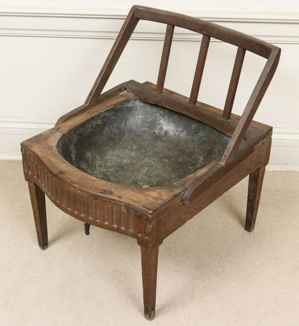 AN 18TH CENTURY LOUIS XIV STYLE BIDET STOOL (1 of 14)